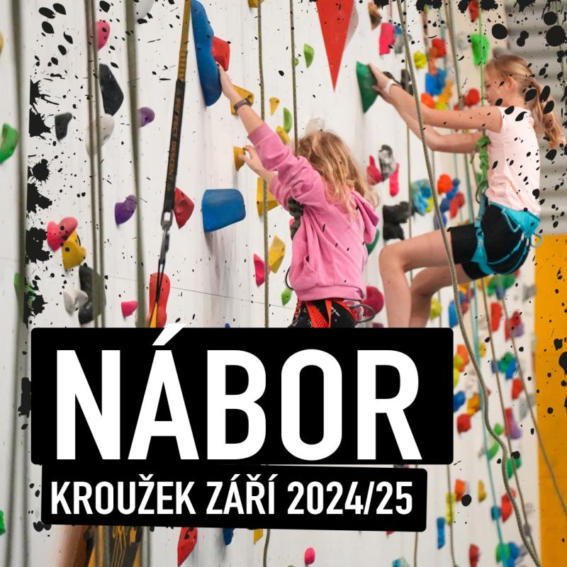 Otevřeli jsme nábor do lezeckého kroužku na první pololetí 2024/25!