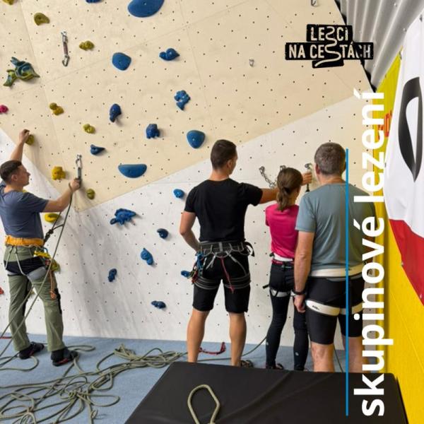 Skupinové lezení na stěně pro dospělé (pravidelné tréninky) 